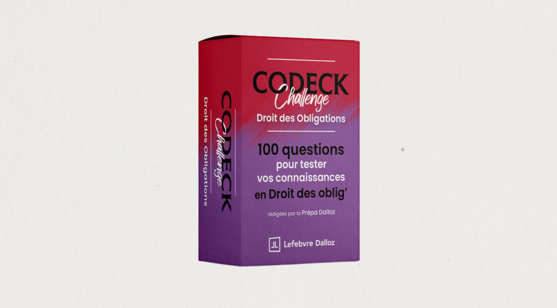 Illustration de l'article Codeck Challenge : Droit des Obligations - 100 questions pour tester vos connaissances en Droit des obligations